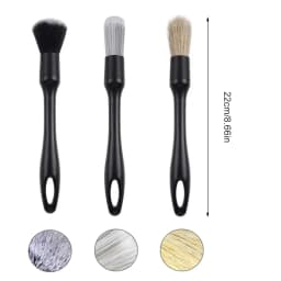 Car Detailing Brush Acid and Alkali Resistant Automotive Detail Brush for Cleaning Interior & Exterior Dashboard Rims Wheel Lug