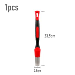AUTOBRIGHT New Car Wash Brush Tire Cleaning Crevice 3 Piece Brush Set Air Vents Super Soft Bristle Interior Detail Brush