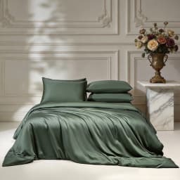 3/4pcs Mulberry Silk Bedding Set Duvet Cover Flat Sheet Pillowcase Set Natural Silk Single Queen King Duvet Set Gift Box