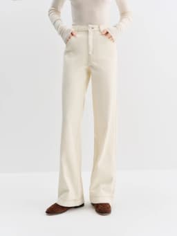 FSLE Straight High Waist Jeans for Women Winter Solid Simple All-match 2025 New Long and Short Versatile Pants Korean Style