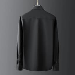 Luxury Handmade Beaded Men's Shirt Long Sleeve Slim Casual Business Dress Shirts Social Party Banquet Stage Star Men Clothing