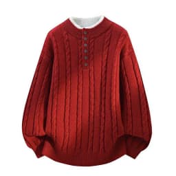 Legible Autumn and Winter Casual Sweaters Men Round Neck Collar Knitted Pullovers Male Loose Sweater Man