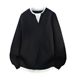 Legible Autumn and Winter Casual Sweaters Men Round Neck Collar Knitted Pullovers Male Loose Sweater Man