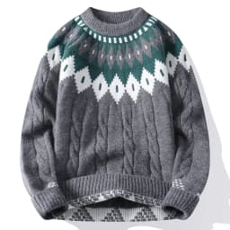 Legible Autumn and Winter Casual Sweaters Men Round Neck Collar Knitted Pullovers Male Loose Sweater Man
