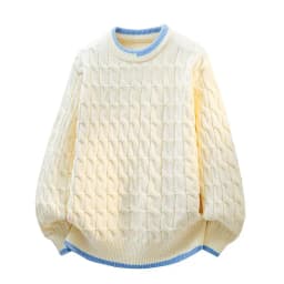 Legible Autumn and Winter Casual Sweaters Men Round Neck Collar Knitted Pullovers Male Loose Sweater Man