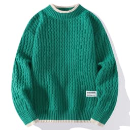 Legible Autumn and Winter Casual Sweaters Men Round Neck Collar Knitted Pullovers Male Loose Sweater Man