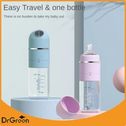 Dr.Green 4S Wide Mouth Bottle Newborn Baby Bottle PPSU 240ml/180ml Sealed isolation Fast milk filling Removable/Washable Bottles
