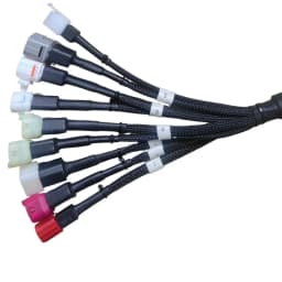 BS6 8in1 Bike Cable OBD One-to-many Extension Wire Compatible with Euro4 Motorcycle for Suzuki for Honda for Yamahafor Kawasaki