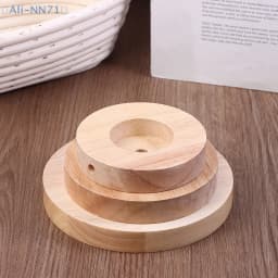 【NN71】10CM 12CM 15CM Wood Table Lamp Base Round Solid Wood Display Lamp Base Light Parts Stand For DIY Table Lamp Bases