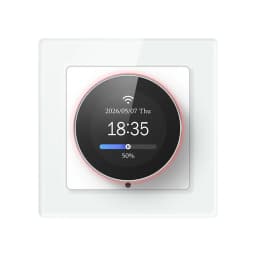 AVATTO WiFi Smart Knob Curtain Switch,Precise Percentage Control,With Ambient Light Ring,Support Tuya Alexa Google Home Alice