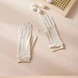 Birdtree, Women 100%Real Silk Knitted Gloves, Women's Sunproof Sleeping Glove, 2025 Fashion Casual Anti-sunburn Glove A48565QM