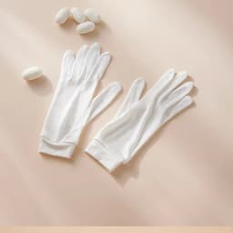 Birdtree, Women 100%Real Silk Knitted Gloves, Women's Sunproof Sleeping Glove, 2025 Fashion Casual Anti-sunburn Glove A48565QM