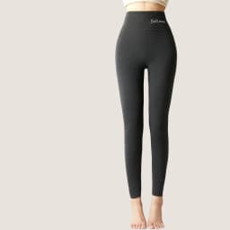 Birdtree, Cashmere Velvet Blend Warm Pants, For Women Plush Thickened lengthened High Waisted Pants With A Bottom Layer B30682QC