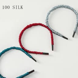 Birdtree, 16MM 100%Pure Real Silk Hair Hoop Band Headbands, For Women Girl Elastic Luxury Hair Accessories, New 2026 A36635QC