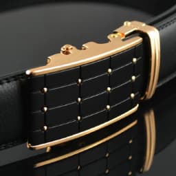 Genuine Leather Automatic Men's Belts Luxury Business Strap Belts for Men Designer Belts Male High Quality Fashion Waistband