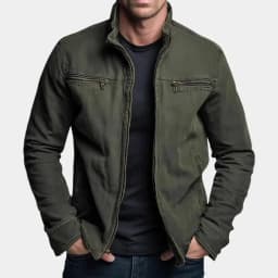 2026 Autumn Jacket Men's Tooling Jacket Casual Cardigan Loose Sports Men's Clothing
