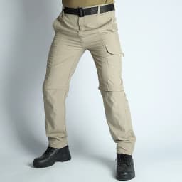 Men's Hiking Pants Convertible Zip Off Lightweight Waterproof Quick Dry Outdoor Fishing Travel Safari Camping Detachable Trouser
