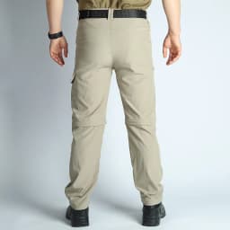 Men's Hiking Pants Convertible Zip Off Lightweight Waterproof Quick Dry Outdoor Fishing Travel Safari Camping Detachable Trouser