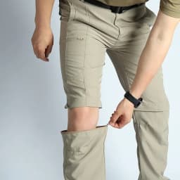 Men's Hiking Pants Convertible Zip Off Lightweight Waterproof Quick Dry Outdoor Fishing Travel Safari Camping Detachable Trouser