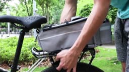 7L Bicycle Carrier Bag Bike Rear Basket Waterproof Pannier Trunk Bags Back Rack Rear Seat Bag Cycling Luggage Shoulder Handbag