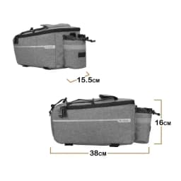 7L Bicycle Carrier Bag Bike Rear Basket Waterproof Pannier Trunk Bags Back Rack Rear Seat Bag Cycling Luggage Shoulder Handbag