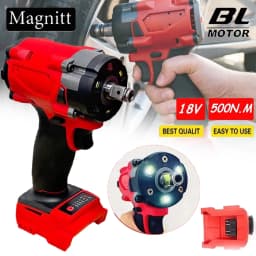 1/2\" Repair Brushless Electric Impac Wrench 4 Gears Impact Wrench 500N.m Cordless Electric Screwdriver Driver Power Tools for Milwaukee 18V Battery Pin