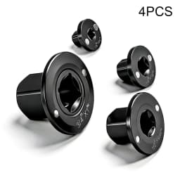 4Pc Low Profile Impact Adapter Set, Slim Socket Reducer Kit for Tight Clearance Auto Repair (1/4", 3/8", 1/2", 3/4")