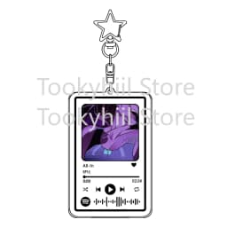 Popular 26 Songs Alien Stage Music Keychain Original Soundtrack LUKA Women Accessory Bag Pendant Playlist Code KeyIng Fans Gift