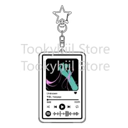 Popular 26 Songs Alien Stage Music Keychain Original Soundtrack LUKA Women Accessory Bag Pendant Playlist Code KeyIng Fans Gift