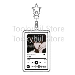 Popular 26 Songs Alien Stage Music Keychain Original Soundtrack LUKA Women Accessory Bag Pendant Playlist Code KeyIng Fans Gift