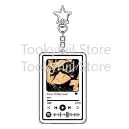 Popular 26 Songs Alien Stage Music Keychain Original Soundtrack LUKA Women Accessory Bag Pendant Playlist Code KeyIng Fans Gift