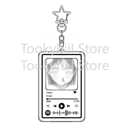 Popular 26 Songs Alien Stage Music Keychain Original Soundtrack LUKA Women Accessory Bag Pendant Playlist Code KeyIng Fans Gift