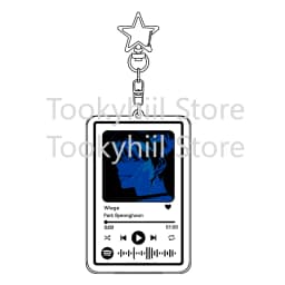 Popular 26 Songs Alien Stage Music Keychain Original Soundtrack LUKA Women Accessory Bag Pendant Playlist Code KeyIng Fans Gift