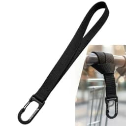 Multifunctional Webbing Spring Snap Hook, EDC Quick Clip Carabiner for Electric Bike Hanging, DIY Backpack Keychain Camping Gear