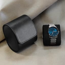 Embers Leather Watch Roll 1 2 3 Slots Luxury Genuine Watch Storage Box Travel Bag Watch Case Gift Box Watch Pouch