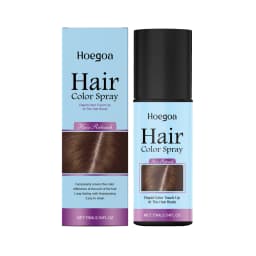 Hair Color Spray Temporary White Hair Dye Washable Non-sticky for Halloween Cosplay Party Costume Makeup Brown Hair Dye Spray