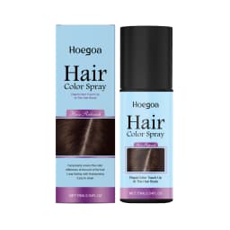 Hair Color Spray Temporary White Hair Dye Washable Non-sticky for Halloween Cosplay Party Costume Makeup Brown Hair Dye Spray