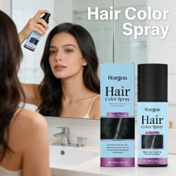 Hair Color Spray Temporary White Hair Dye Washable Non-sticky for Halloween Cosplay Party Costume Makeup Brown Hair Dye Spray