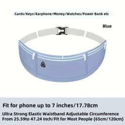 Lightweight Running Waist Bag Casual Belt Cycling Waist Pack Mobile Phone Bag Waterproof Gym Bags Sports Belt Hidden Fitness Bag
