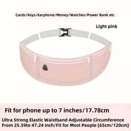 Lightweight Running Waist Bag Casual Belt Cycling Waist Pack Mobile Phone Bag Waterproof Gym Bags Sports Belt Hidden Fitness Bag
