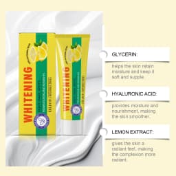 Lemon Brightening Body Lotion Gently Moisturizes Dry Skin Even Skin Tone Whitening Nourishing Lightening Body Cream