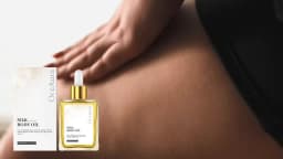 Silk Body Oil Moisturizing Skin Oil for Chest Thigh & Body Smooth Rejuvenation Massage Oil Body Care with Scent Luxuriou Dry Oil