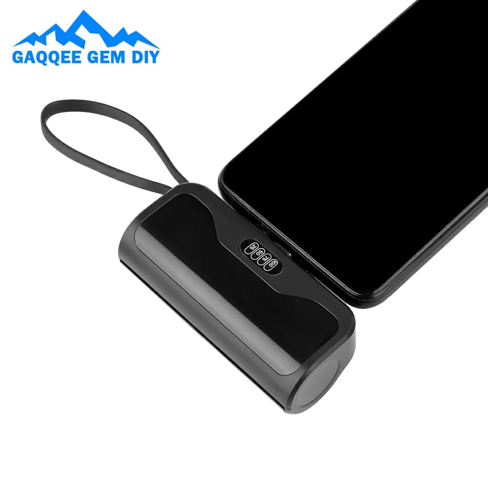 Mobile Power DIY Case 5W Charger Battery Case 18650/21700 Lithium Battery Box with Stand Mobile Power Case