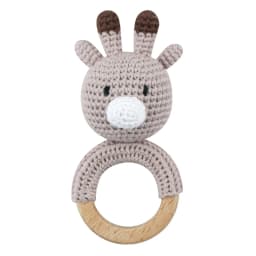 1 Set Baby Stuffed Animal Doll kawaii Panda Plush Toys+Crochet Rattle+Hair Brush+Newborn Swaddle Wrap Baby Birth Shower Gift Box