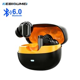 KEBIDUMEI Bluetooth 6.0 In-Ear Earbuds Mini True Wireless Headphones ANC Noise Cancellation Earphones IPX7 Waterproof Headsets