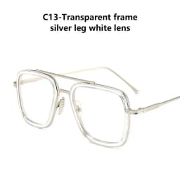 Tony Stark Glasses Men Women Sunglasses Iron man Eyewear Steampunk Sun Glasses Male Goggles