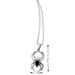 New Cute Spider Animal Pendant Necklace for Girls Silver Color Chain Necklace Y2K Style Women Neck Accessories Trendy Jewelry