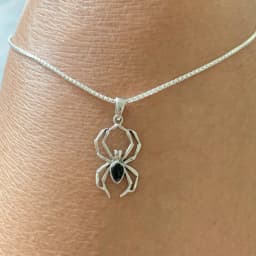 New Cute Spider Animal Pendant Necklace for Girls Silver Color Chain Necklace Y2K Style Women Neck Accessories Trendy Jewelry