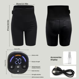 EMS Intelligent Microcurrent Shaping Yoga Massage Shorts Enhance Buttocks Fitness And Plastic Training Reduce Fat Mass Hip Lift