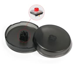 Haute42-COSMOX 20.6mm Keycaps Hitbox Leverless Controller Fighter For Kailh Customized Cross Cap Arcade Mechanical Keycap